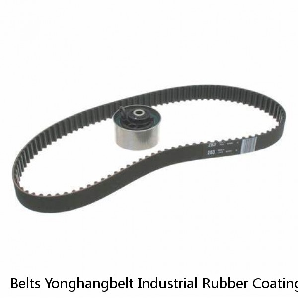 Belts Yonghangbelt Industrial Rubber Coating Power Endless Seamless Sleeve Feeder Flat Belts With Grooving