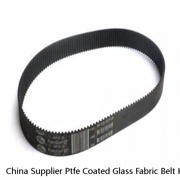 China Supplier Ptfe Coated Glass Fabric Belt Heat Insulation 0.5mm Ptfe Seamless Fusing Belt For Dyeing Machine