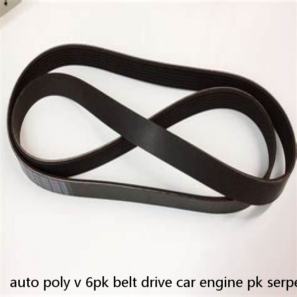 auto poly v 6pk belt drive car engine pk serpentine automotive design epdm ribbed v-belt for toyota