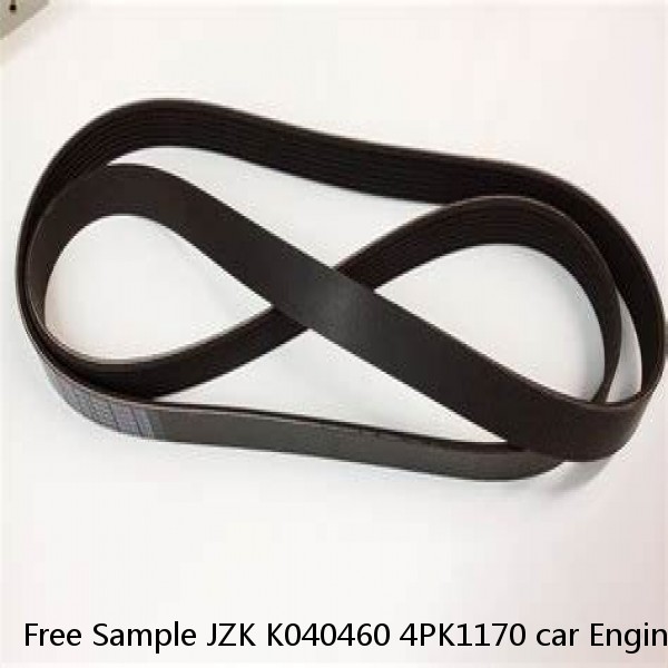 Free Sample JZK K040460 4PK1170 car Engine serpentine rubber pulley timing belt