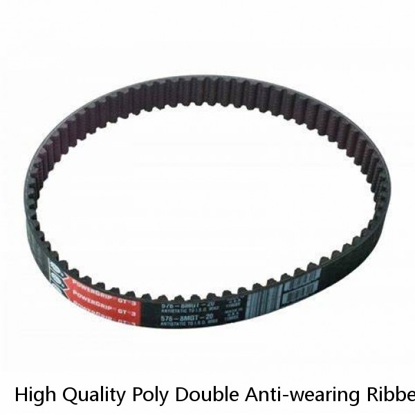 High Quality Poly Double Anti-wearing Ribbed Sanlux Rubber V Belt Traction Gates Pk Belts