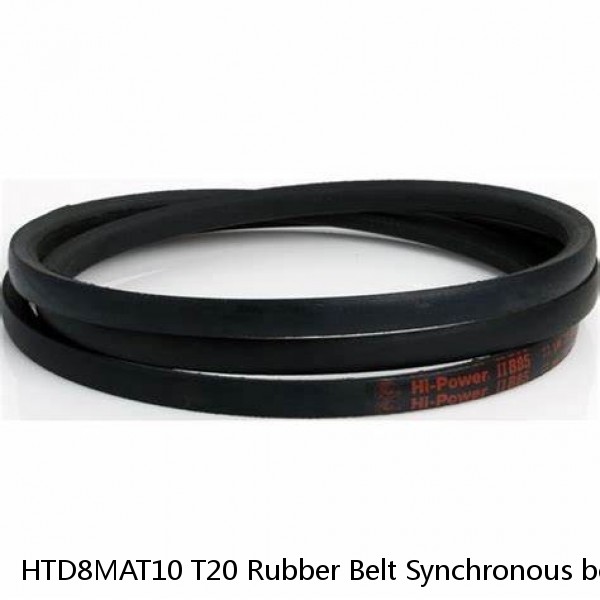 HTD8MAT10 T20 Rubber Belt Synchronous belt Manufacturer Industrial Timing Belts With Rubber